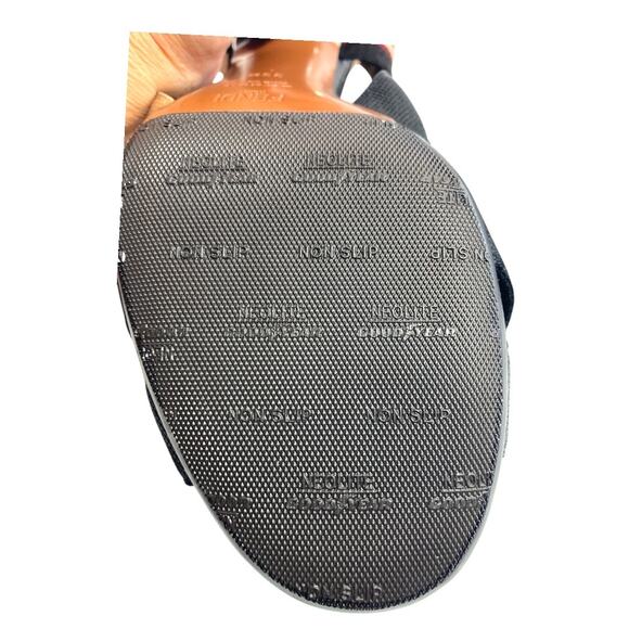 Fendi Colibrì Multi NIB Nylon Strappy EU 39 1/2 US 9.5 Slingback Heels Sandals - Picture 11 of 15